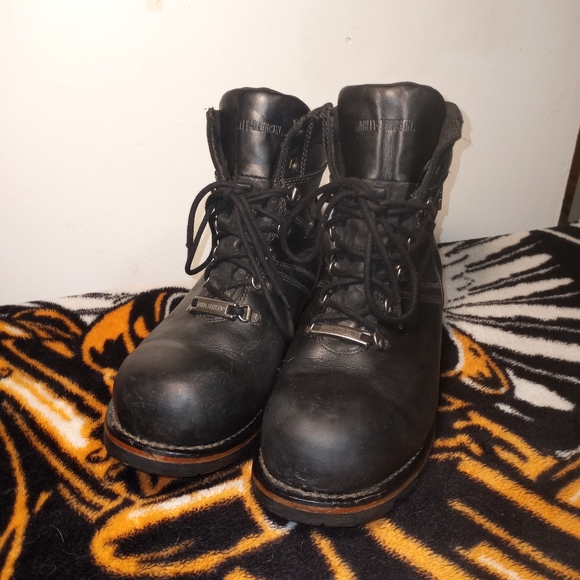 Harley-Davidson Other - Black Leather Harley Davidson Boots